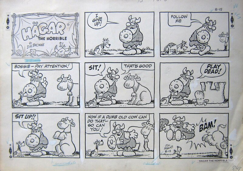 Haegar by Dik Browne - Comic Strip