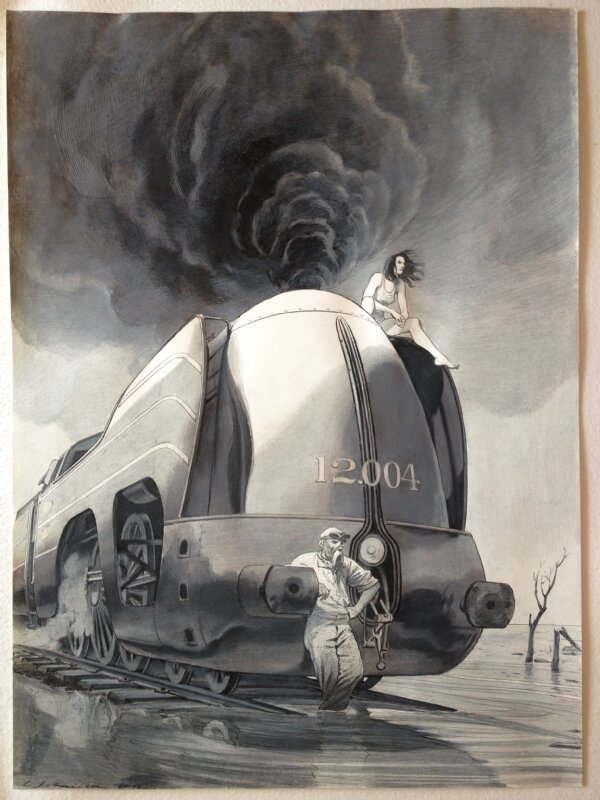 Couverture 12 - La Douce - Schuiten - Original Cover
