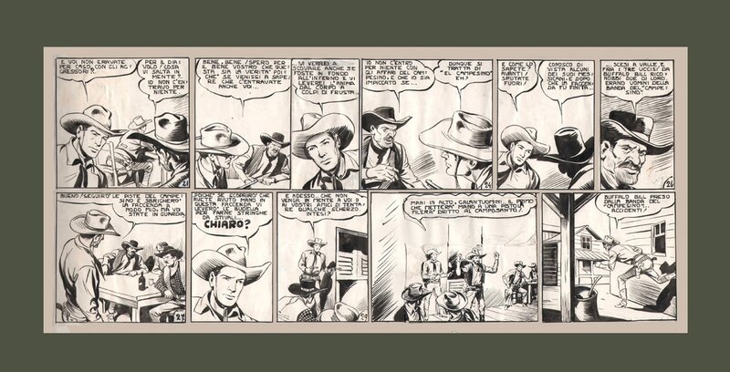 Tex WILLER par Galep, Aurelio Galleppini - Planche originale