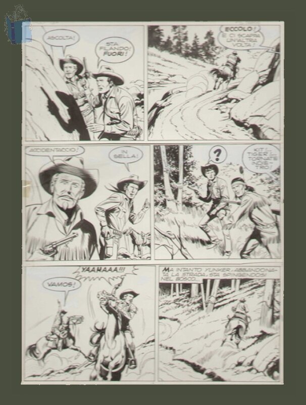 Tex WILLER by Giovanni Ticci - Comic Strip