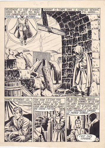 Jorge Franch, Prince AHMED LE MAGE MAHMOUD - Planche originale