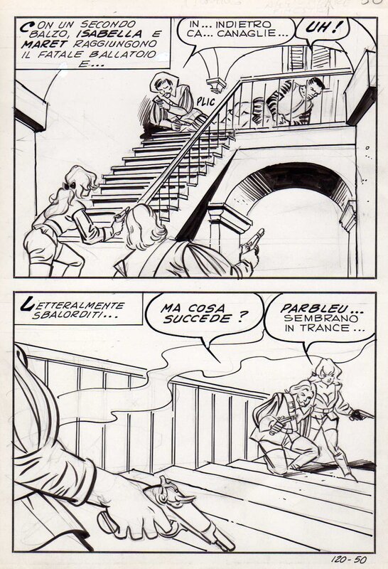Sandro Angiolini, Isabella n°120, planche 50 (Elvifrance) - Comic Strip