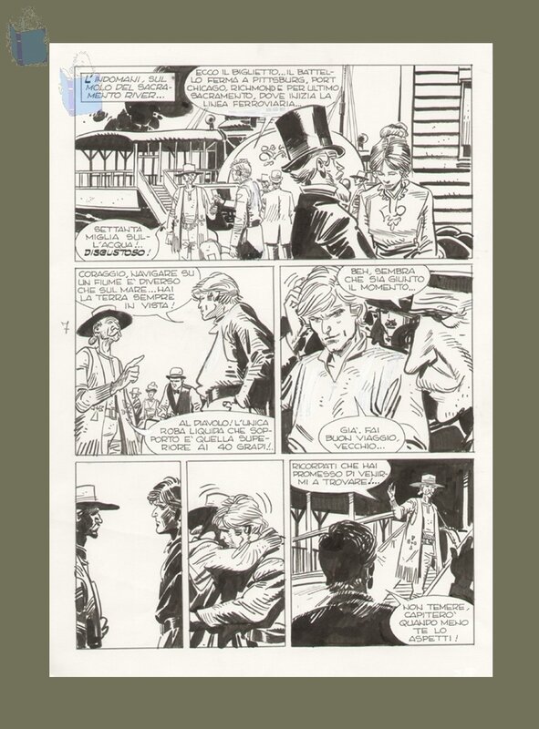 Giancarlo Alessandrini, Ken PARKER - Scotty Long Rifle - Comic Strip