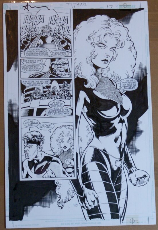 Teen titan 17 by Eddy Barrows, Eber Ferreira - Comic Strip