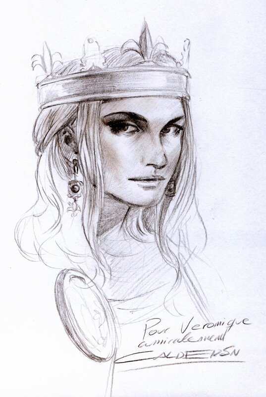 Isabelle by Jaime Caldéron - Sketch