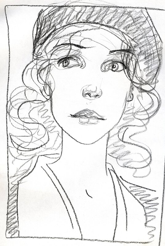 Le vol du corbeau by Jean-Pierre Gibrat - Sketch