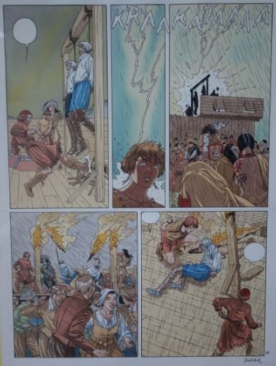 Juillard / Plume au vent - Planche originale