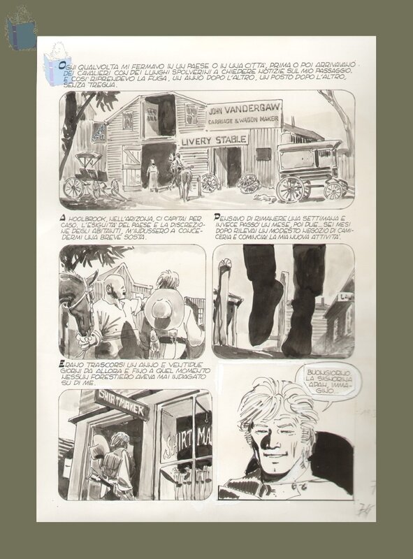 Ivo Milazzo, Ken PARKER - Scotty Long Rifle - Comic Strip