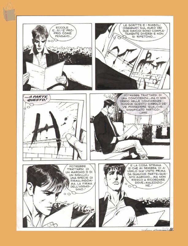 Dylan DOG par Corrado Roi - Planche originale