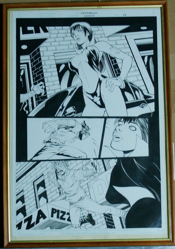 Vampirella par Alex Lei - Planche originale