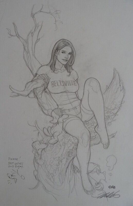 Liberty Meadows par Frank Cho - Illustration originale