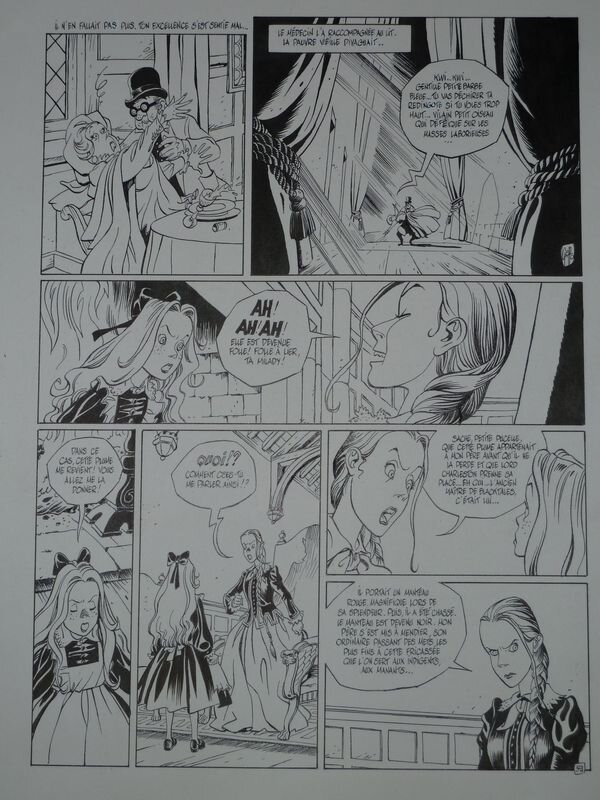 Griffo, Monsieur Noir T2 Pl 53 - Planche originale