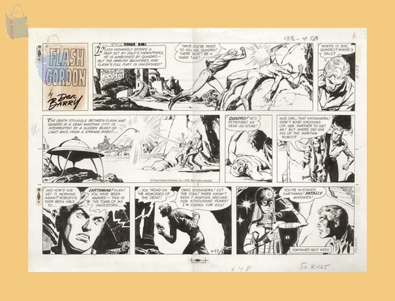 FLASH GORDON par Dan Barry - Planche originale