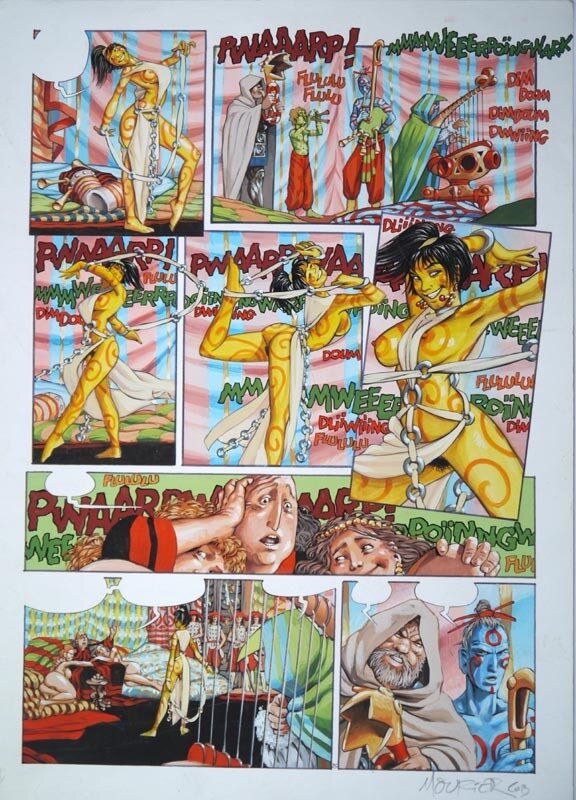 Jean-Louis Mourier, Les feux d'Askell - T2 - planche 25 - Comic Strip