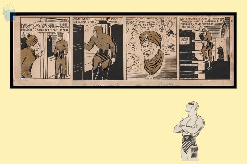 Wilson McCoy, Lee Falk, Le FANTOME du Bengale - Planche originale