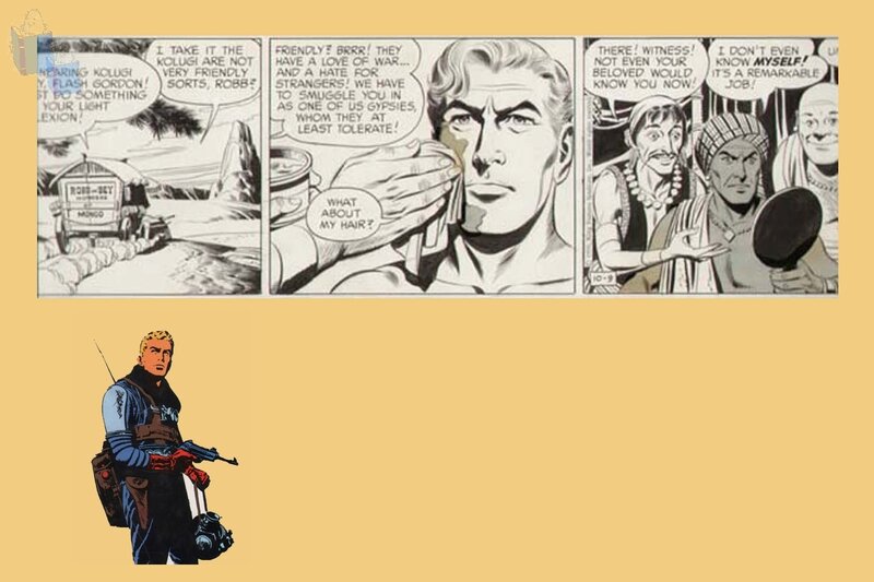 FLASH GORDON par Dan Barry - Planche originale