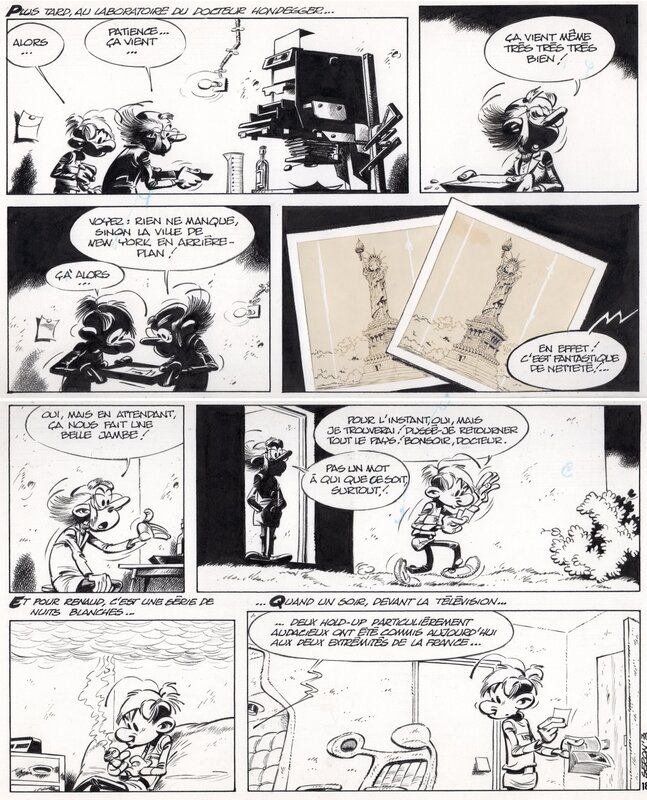 Pierre Seron, Mittéï, Les Petits Hommes -  L'œil du Cyclope - Planche originale