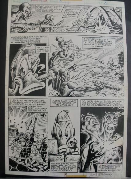 Frank Brunner, Steve Leialoha, Steve Gerber, Howard the Duck 2, page 2 (4) - Comic Strip