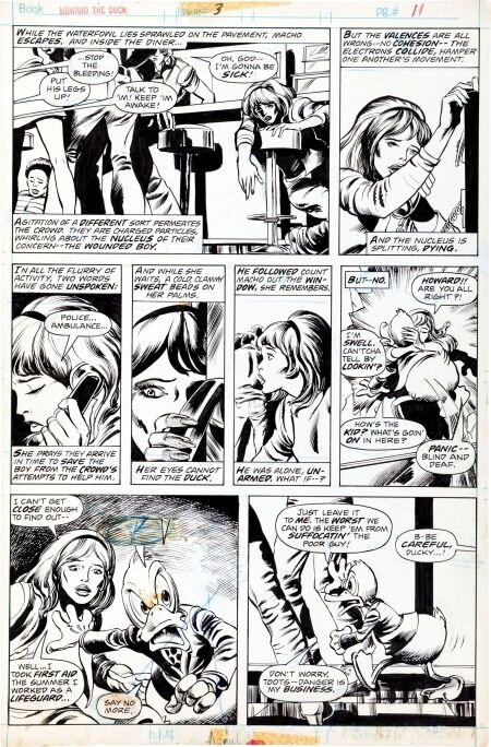 John Buscema, Steve Leialoha, Steve Gerber, Howard the Duck 3, page 7 (11) - Comic Strip