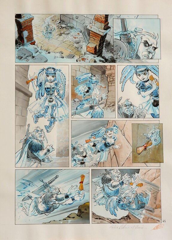 Nuit SAFRAN par Eric Hérenguel - Planche originale