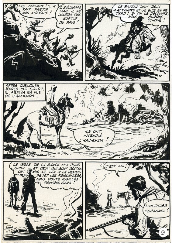 Percée du Blocus by José Ortiz - Comic Strip
