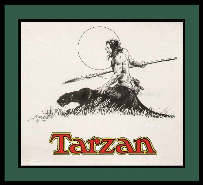 Tom YEATES  -  TARZAN - Illustration originale