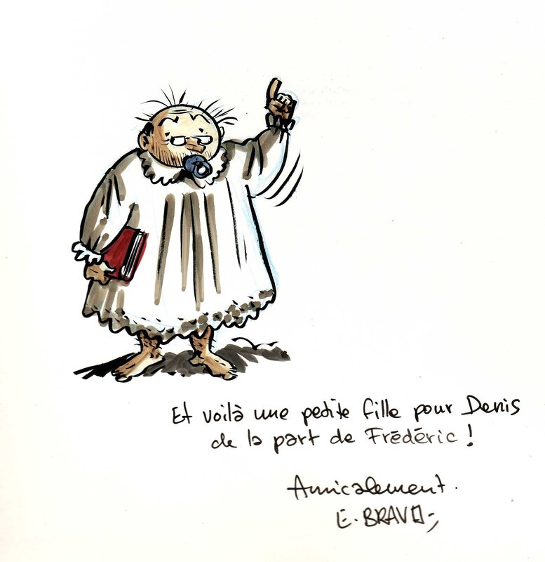Dédicace dans Bielo by Émile Bravo - Sketch