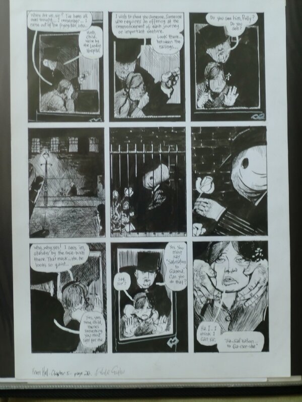 Eddie Campbell, From Hell, Ch.5, p.28 - Planche originale