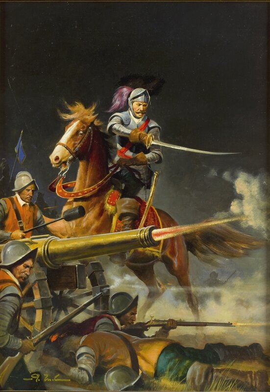 Gerald McCann, Classics Illustrated cover: Lion of the North - Illustration originale