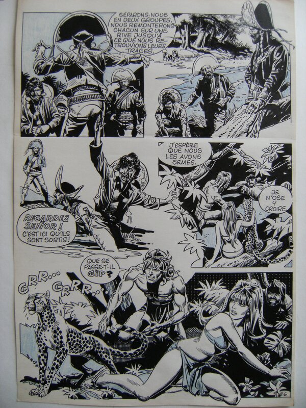 Planche par Pierre Frisano - Planche originale
