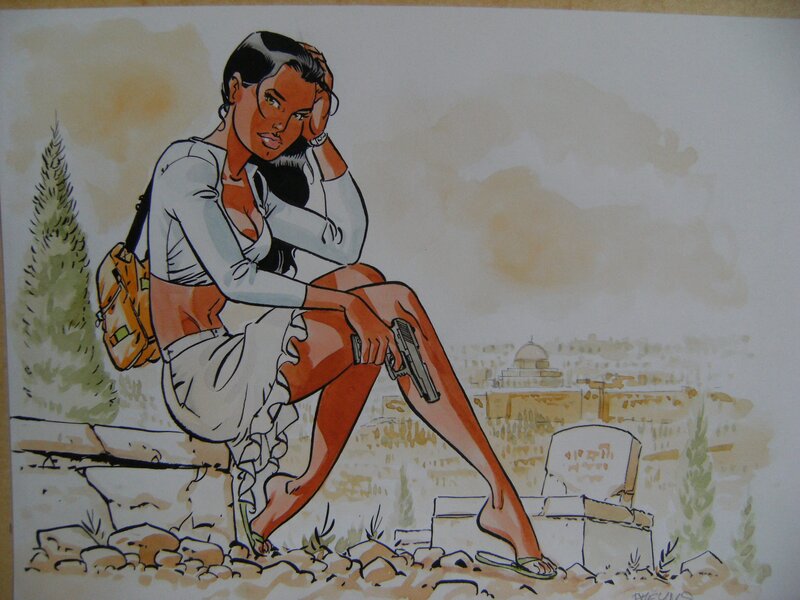 uma les éternel by Félix Meynet - Original Illustration
