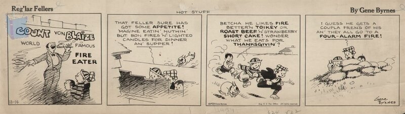 Gene BYRNES - Reg'lar Fellers - Comic Strip