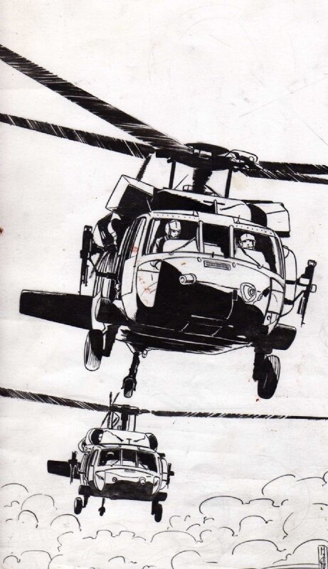 Michel Koeniguer, Recherches pour l'album The Bridge - Original art