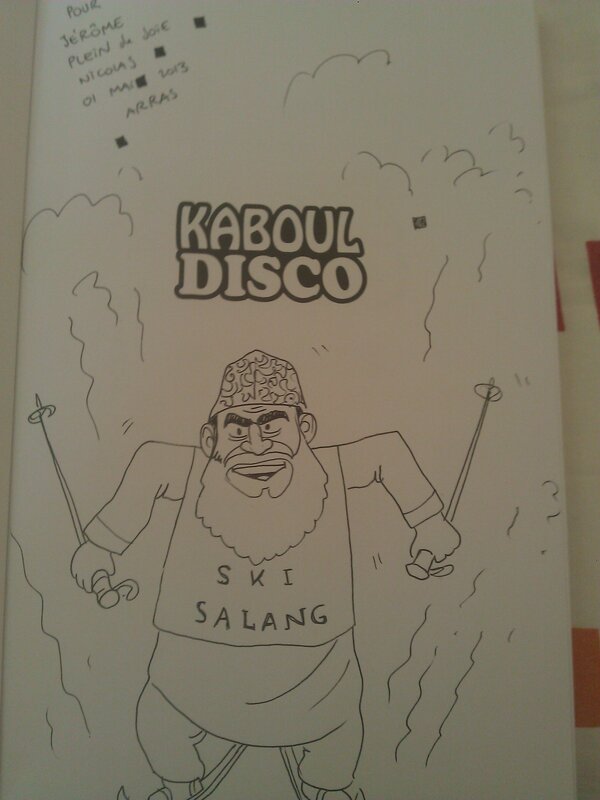 Kaboul disco by Nicolas Wild - Sketch