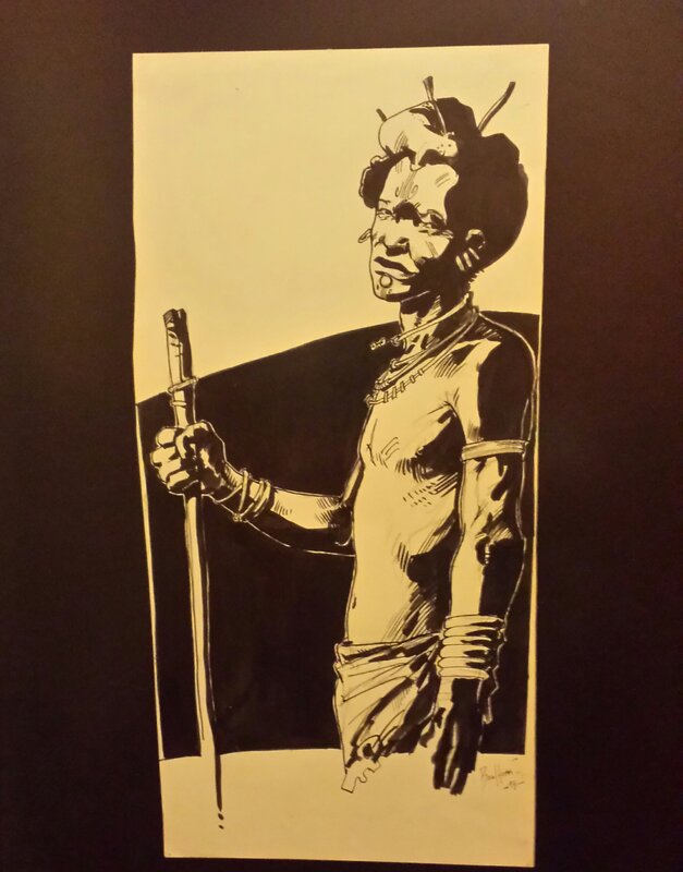 Dessin grand format by Matthieu Bonhomme - Original Illustration