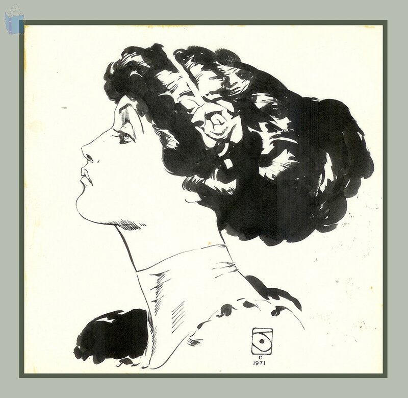 Elegant woman by Jeff Jones - Original Illustration