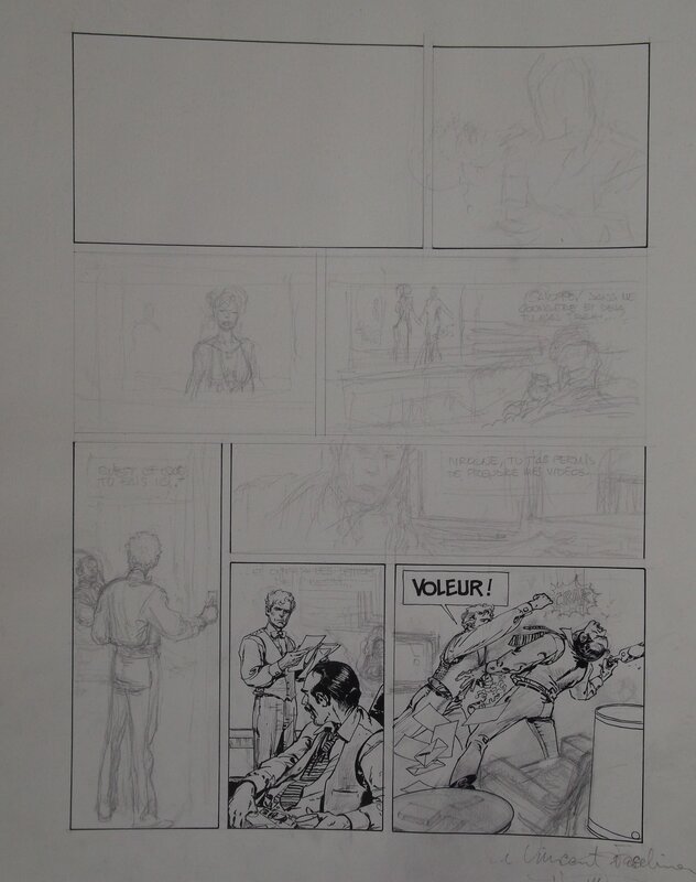 Aliot by Victor De La Fuente, Alejandro Jodorowsky - Original art