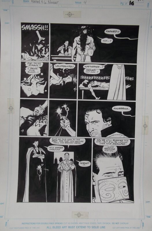 Mike Mignola, Al Williamson, FAFRHD AND GREY MOUSER - Planche originale