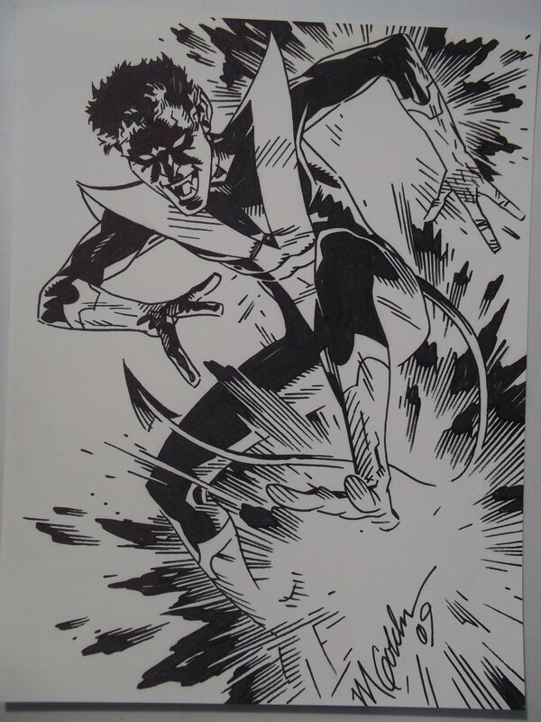 Nightcrawler par Michael Golden - Illustration originale