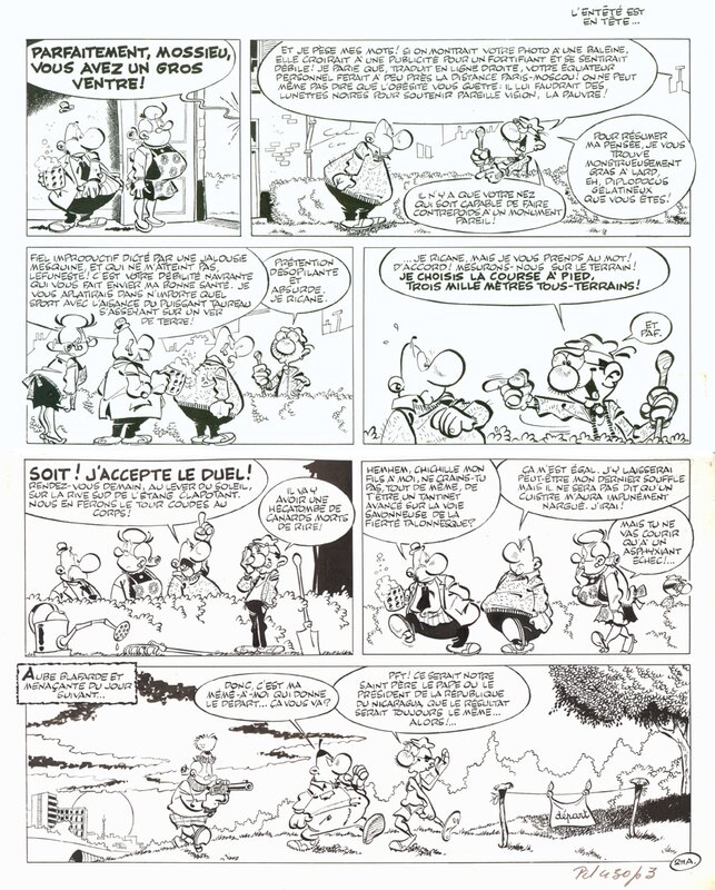 Greg - Achille Talon gag 211 planche 1 - Comic Strip