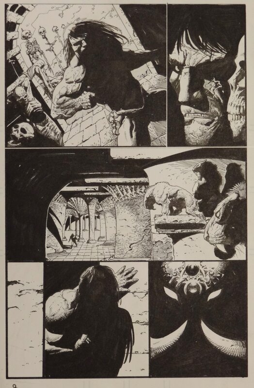 Deathdealer par Simon Bisley - Planche originale