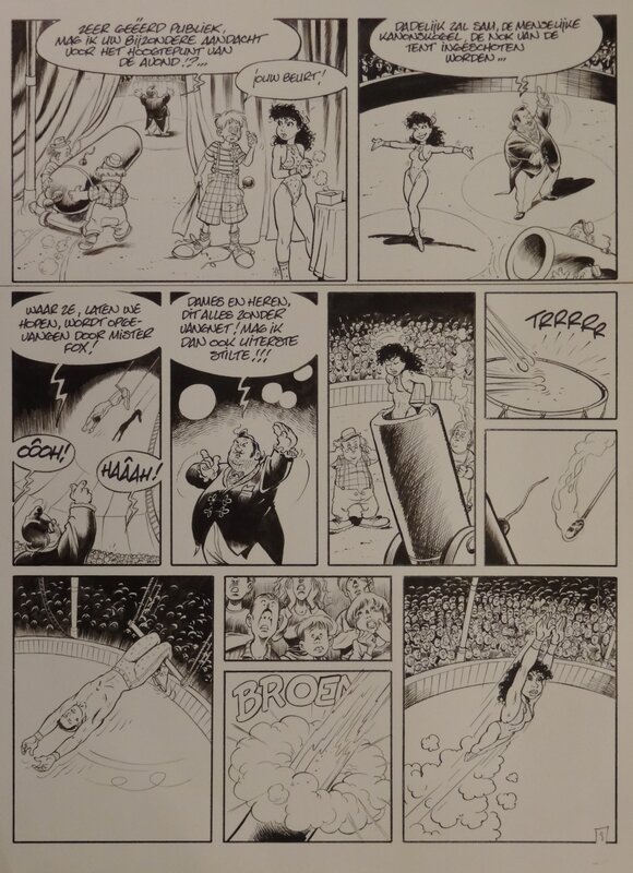 Jan Bosschaert, Sam - Circus Campioni - planche 8 - Comic Strip