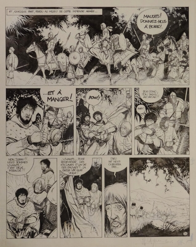 Thierry Cayman, Sylvain de Rochefort - Le piège de Montgisard - planche 20 - Comic Strip