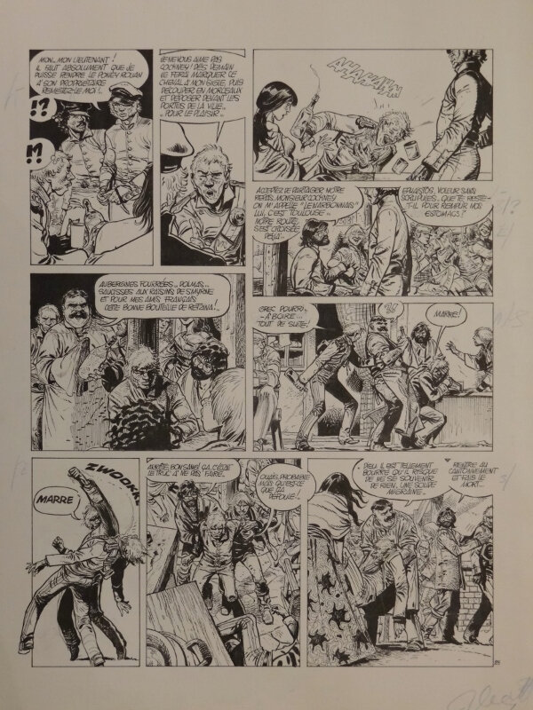 Franz, Lester Cockney - Les Fous de Kaboul - T1 planche 29 - Planche originale