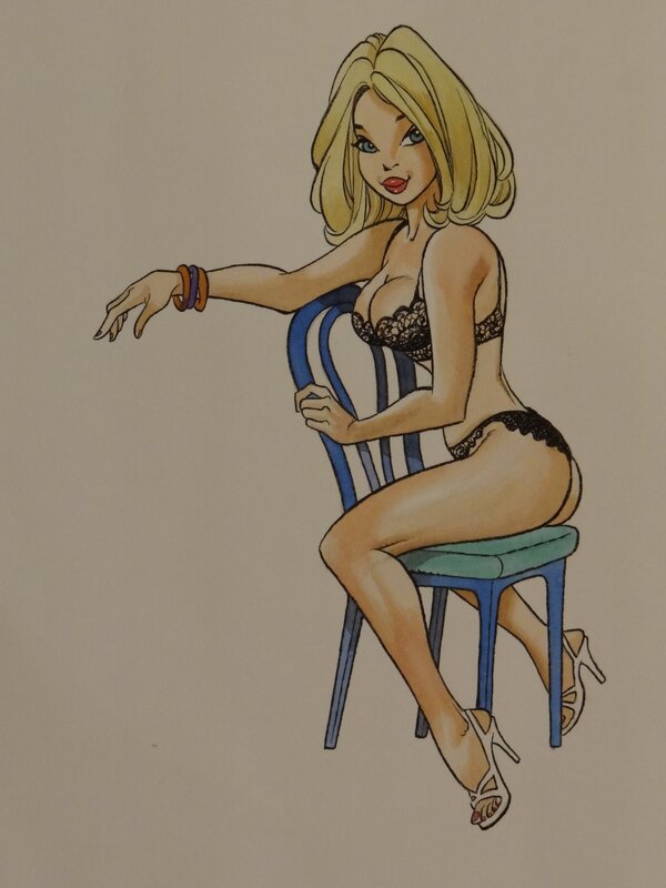 Pin-Up par Aydin Gürsel - Illustration originale