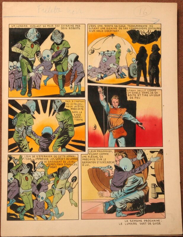 Kline, Un LUNAIRE HURLANT SA PEUR - Comic Strip