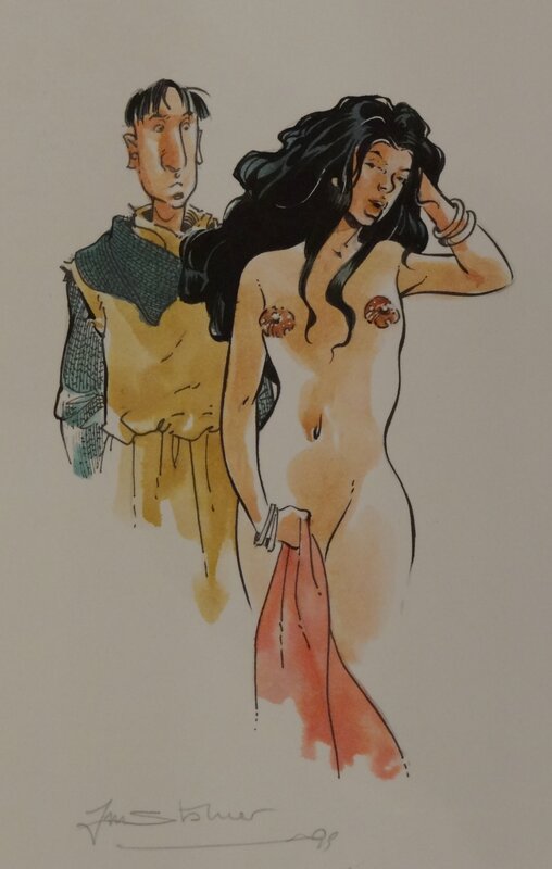 Esmeralde by Jean-Marc Stalner - Original Illustration