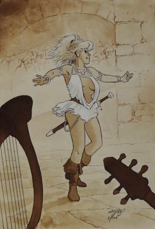 Aria par Michel Weyland - Illustration originale