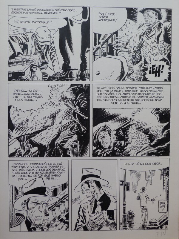 Jordi Bernet, Torpedo 1936 Qué Tiempos Aquellos pg8 - Planche originale