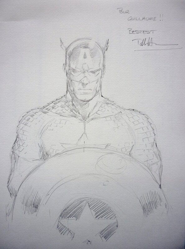 Captain America par Hairsine - Sketch